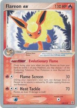 Flareon ex (108/113) (Eeveelutions - Jimmy Ballard) [World Championships 2006] | Enigma On Main