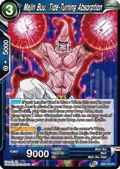 Majin Buu, Tide-Turning Absorption (EB1-16) [Battle Evolution Booster] | Enigma On Main