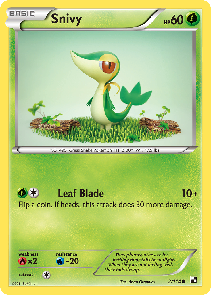 Snivy (2/114) [Black & White: Base Set] | Enigma On Main