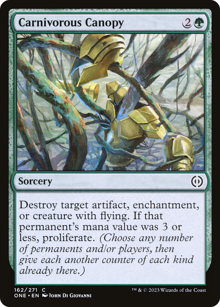 Carnivorous Canopy [Phyrexia: All Will Be One] | Enigma On Main