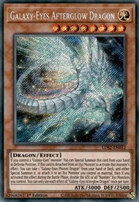 Galaxy-Eyes Afterglow Dragon [LDS2-EN052] Secret Rare | Enigma On Main