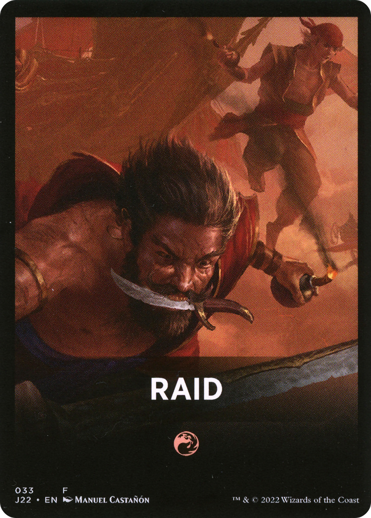 Raid Theme Card [Jumpstart 2022 Front Cards] | Enigma On Main