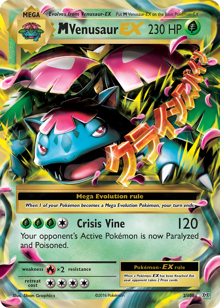 M Venusaur EX (2/108) [XY: Evolutions] | Enigma On Main