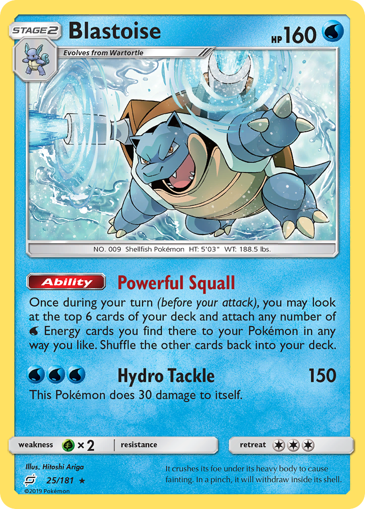 Blastoise (25/181) [Sun & Moon: Team Up] | Enigma On Main