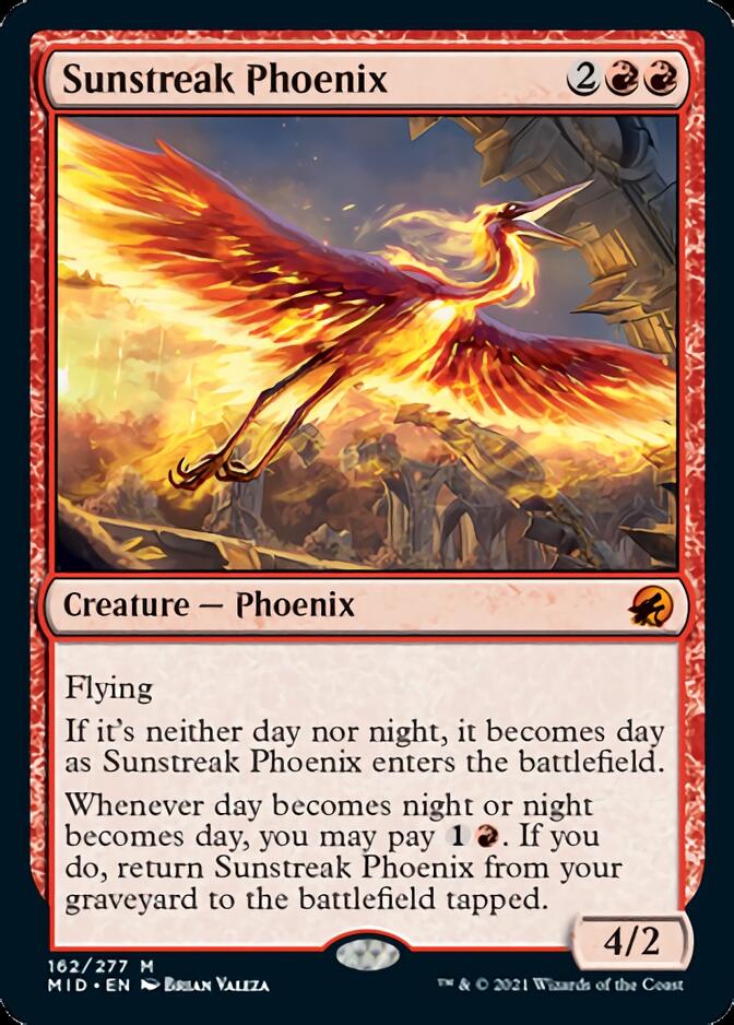 Sunstreak Phoenix [Innistrad: Midnight Hunt] | Enigma On Main