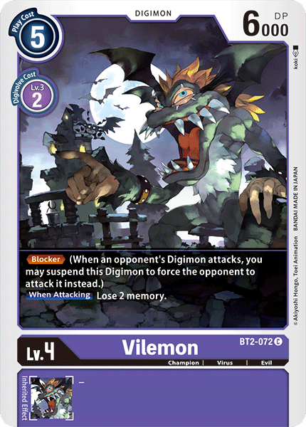 Vilemon [BT2-072] [Release Special Booster Ver.1.0] | Enigma On Main