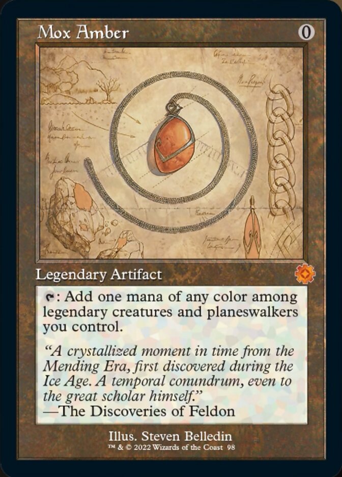 Mox Amber (Retro Schematic) [The Brothers' War Retro Artifacts] | Enigma On Main