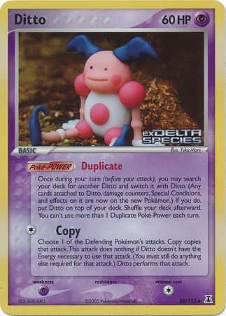 Ditto (38/113) (Stamped) [EX: Delta Species] | Enigma On Main