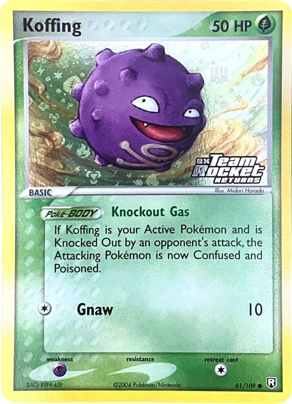 Koffing (61/109) (Stamped) [EX: Team Rocket Returns] | Enigma On Main