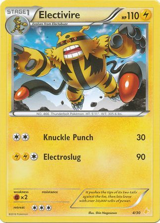 Electivire (4/30) [XY: Trainer Kit 3 - Pikachu Libre] | Enigma On Main