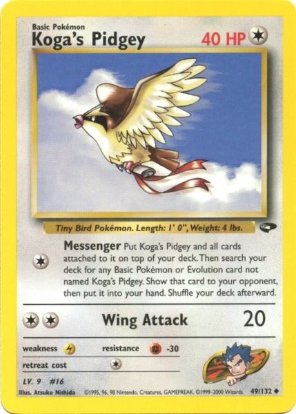 Koga's Pidgey (49/132) [Gym Challenge Unlimited] | Enigma On Main