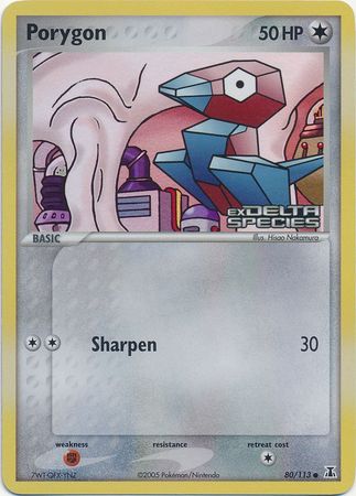 Porygon (80/113) (Stamped) [EX: Delta Species] | Enigma On Main