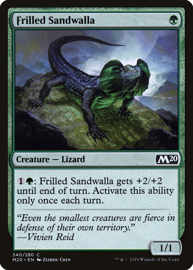 Frilled Sandwalla [Core Set 2020] | Enigma On Main