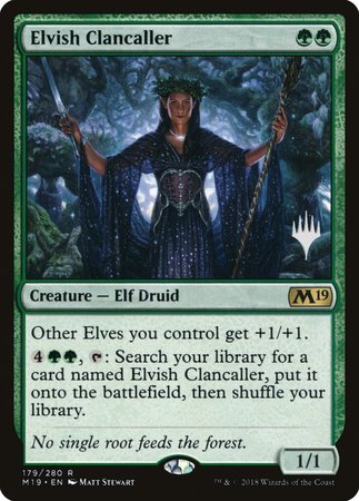 Elvish Clancaller [Core Set 2019 Promos] | Enigma On Main