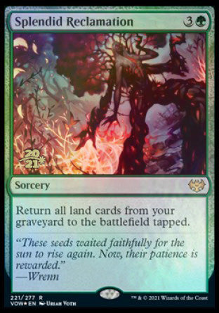 Splendid Reclamation [Innistrad: Crimson Vow Prerelease Promos] | Enigma On Main