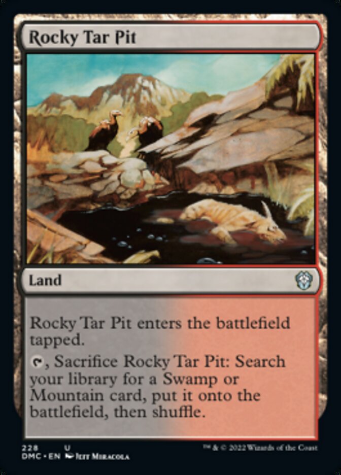 Rocky Tar Pit [Dominaria United Commander] | Enigma On Main