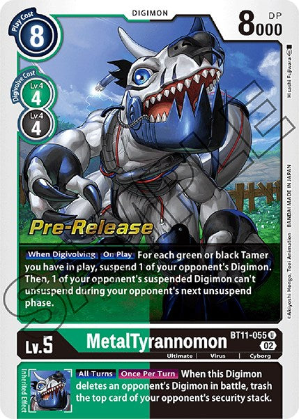 MetalTyrannomon [BT11-055] [Dimensional Phase Pre-Release Promos] | Enigma On Main