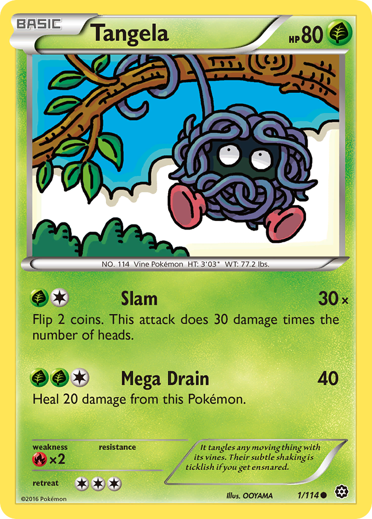 Tangela (1/114) [XY: Steam Siege] | Enigma On Main