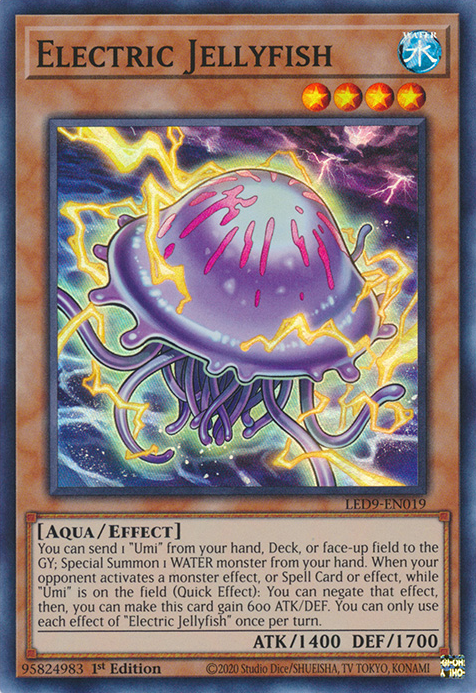 Electric Jellyfish [LED9-EN019] Super Rare | Enigma On Main