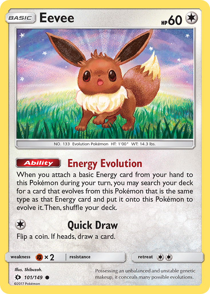 Eevee (101/149) [Sun & Moon: Base Set] | Enigma On Main