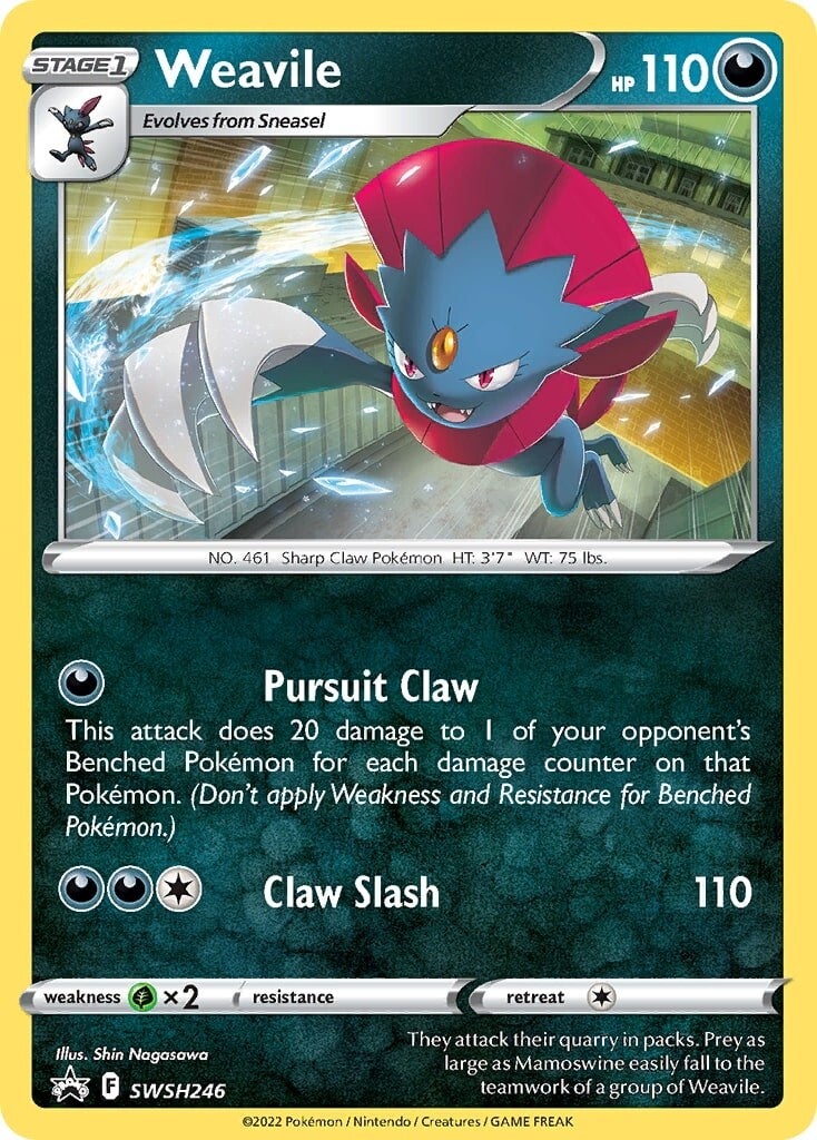 Weavile (SWSH246) [Sword & Shield: Black Star Promos] | Enigma On Main