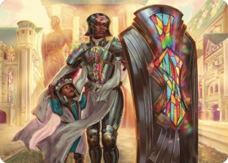 Guardian of New Benalia Art Card [Dominaria United Art Series] | Enigma On Main