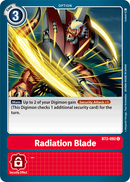 Radiation Blade [BT2-092] [Release Special Booster Ver.1.0] | Enigma On Main