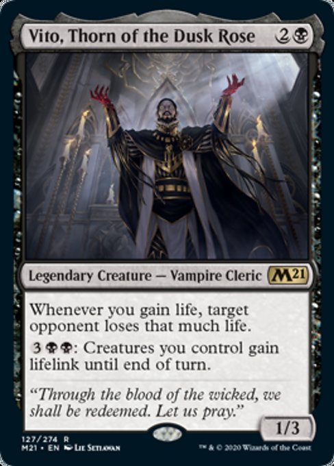 Vito, Thorn of the Dusk Rose [Core Set 2021] | Enigma On Main