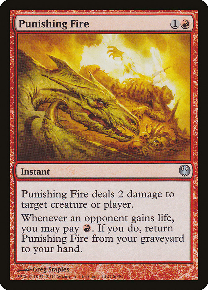 Punishing Fire [Duel Decks: Knights vs. Dragons] | Enigma On Main