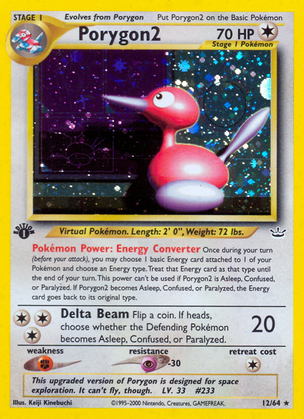 Porygon2 (12/64) [Neo Revelation 1st Edition] | Enigma On Main