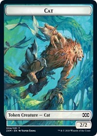 Cat // Copy Double-sided Token [Double Masters Tokens] | Enigma On Main