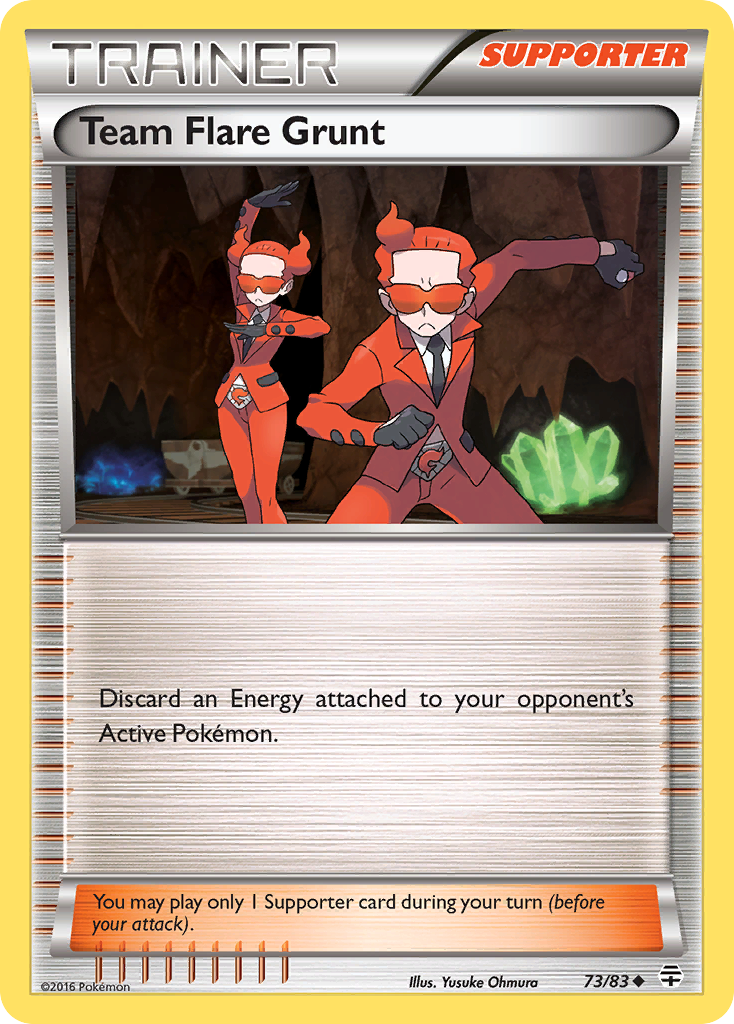 Team Flare Grunt (73/83) [XY: Generations] | Enigma On Main