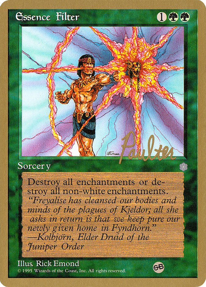 Essence Filter (Preston Poulter) (SB) [Pro Tour Collector Set] | Enigma On Main