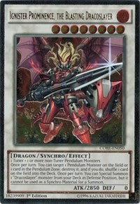 Ignister Prominence, the Blasting Dracoslayer (UTR) [Clash of Rebellions] [CORE-EN050] | Enigma On Main