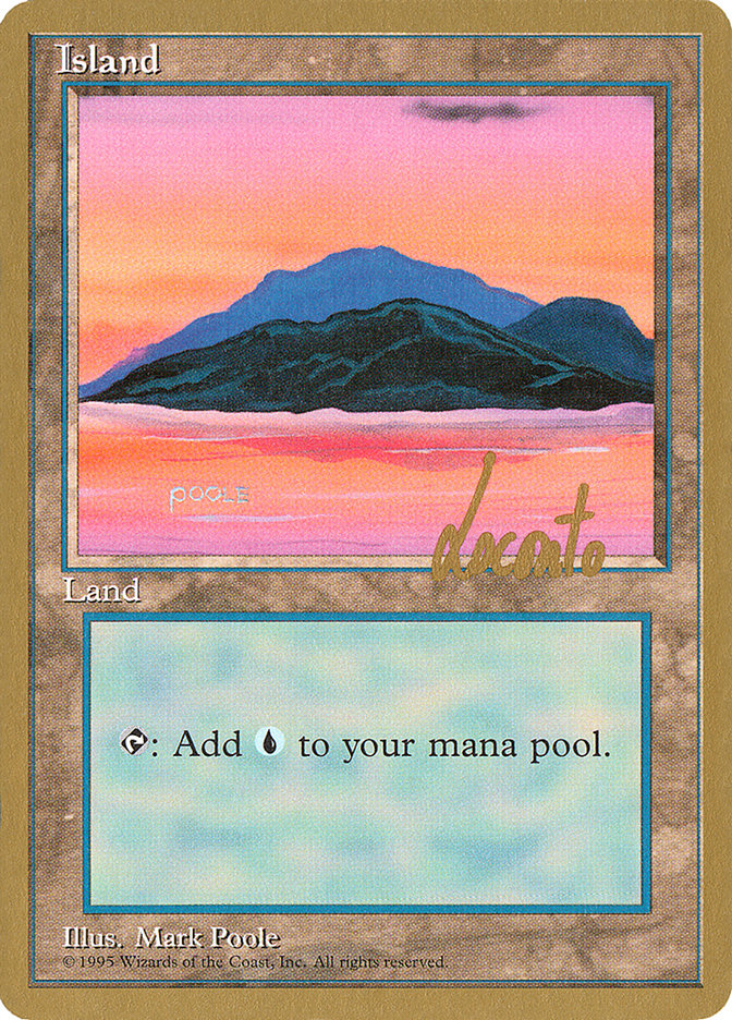 Island (ml369) (Michael Loconto) [Pro Tour Collector Set] | Enigma On Main