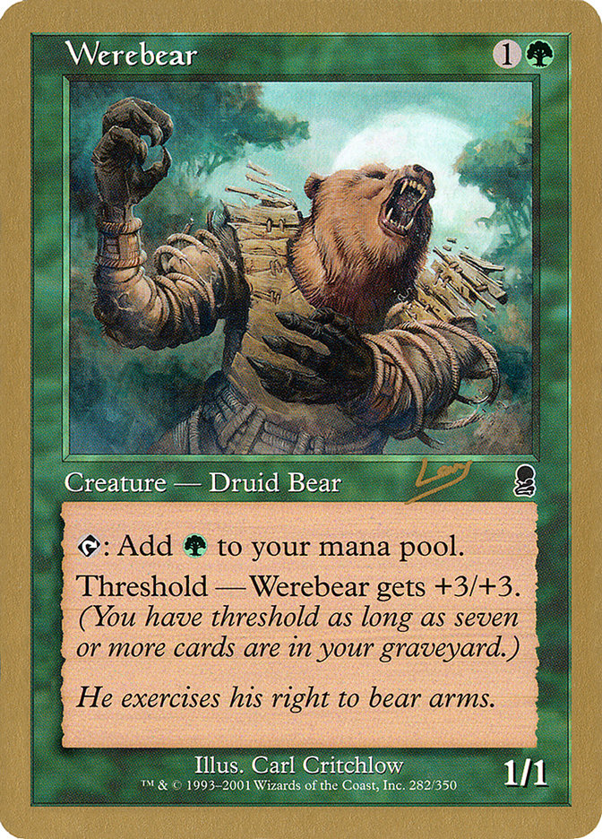 Werebear (Raphael Levy) [World Championship Decks 2002] | Enigma On Main