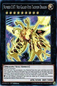 Number C107: Neo Galaxy-Eyes Tachyon Dragon [2015 Mega-Tins Mega Pack] [MP15-EN023] | Enigma On Main