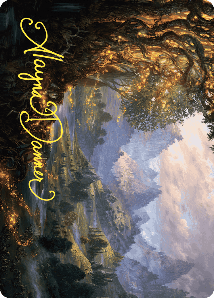 Evolving Wilds Art Card (Gold-Stamped Signature) [Wilds of Eldraine Art Series] | Enigma On Main