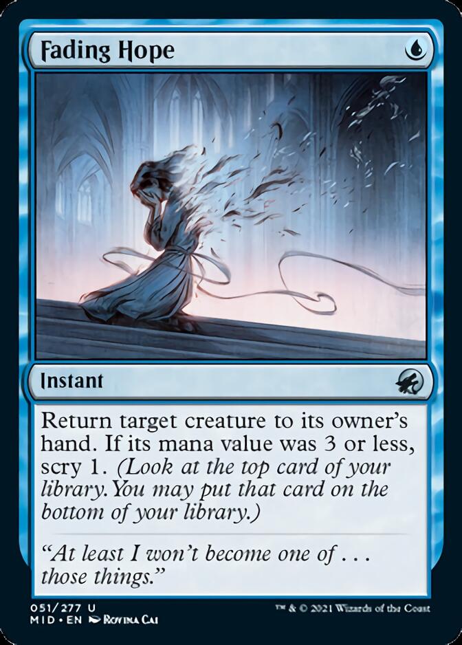Fading Hope [Innistrad: Midnight Hunt] | Enigma On Main