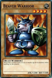 Beaver Warrior (A) [King of Games: Yugi's Legendary Decks] [YGLD-ENA12] | Enigma On Main