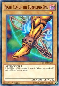 Right Leg of the Forbidden One (A) [King of Games: Yugi's Legendary Decks] [YGLD-ENA18] | Enigma On Main