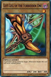 Left Leg of the Forbidden One (A) [King of Games: Yugi's Legendary Decks] [YGLD-ENA19] | Enigma On Main