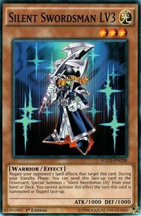 Silent Swordsman LV3 (C) [King of Games: Yugi's Legendary Decks] [YGLD-ENC08] | Enigma On Main