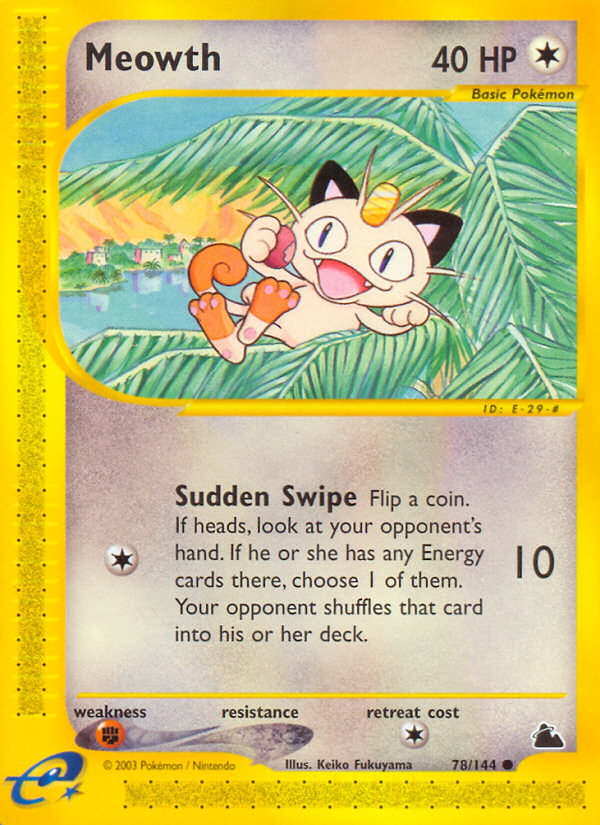 Meowth (78/144) [Skyridge] | Enigma On Main