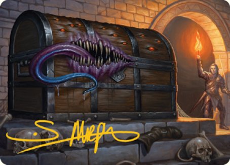 Mimic Art Card (Gold-Stamped Signature) [Dungeons & Dragons: Adventures in the Forgotten Realms Art Series] | Enigma On Main