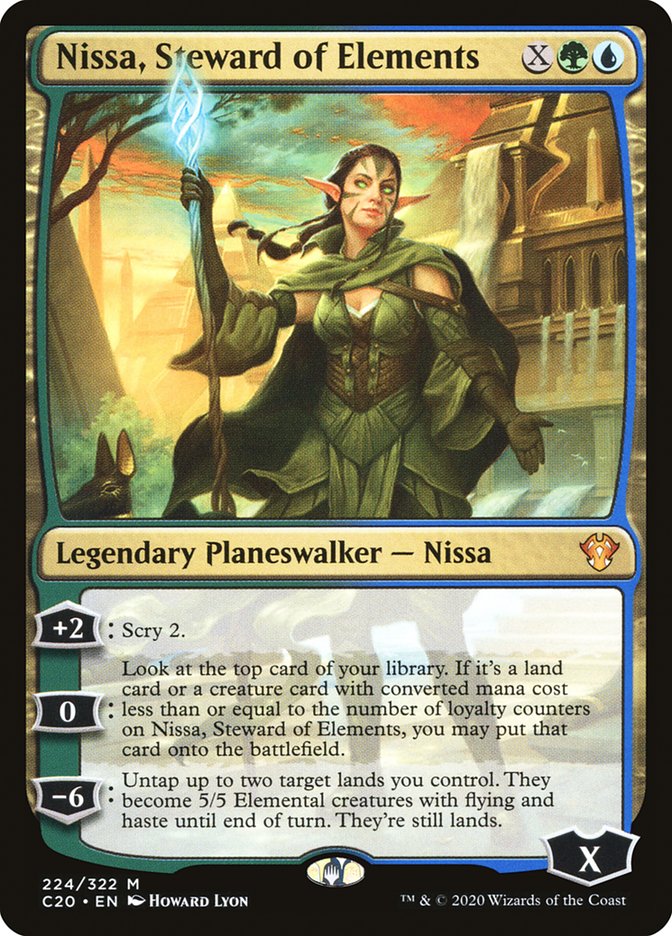 Nissa, Steward of Elements [Commander 2020] | Enigma On Main