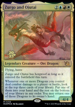 Zurgo and Ojutai [March of the Machine Prerelease Promos] | Enigma On Main