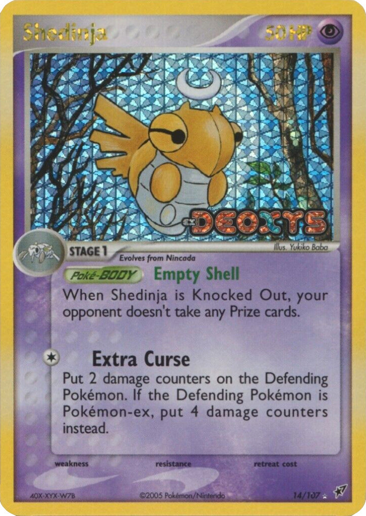 Shedinja (14/107) (Stamped) [EX: Deoxys] | Enigma On Main