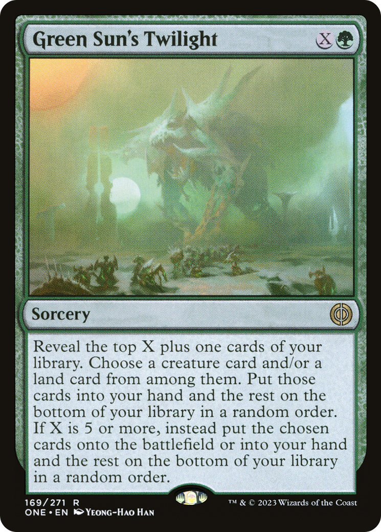 Green Sun's Twilight [Phyrexia: All Will Be One] | Enigma On Main