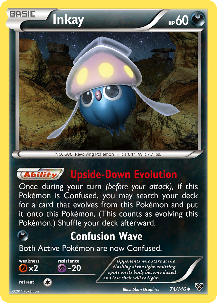 Inkay (74/146) [XY: Base Set] | Enigma On Main